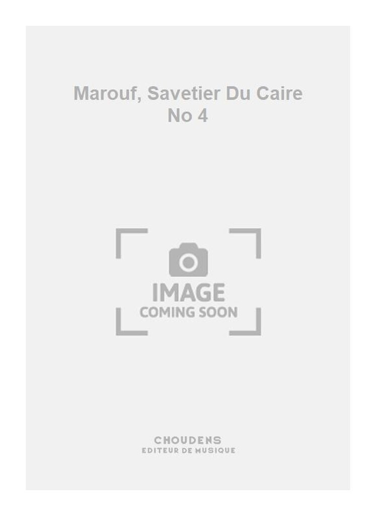 Marouf, Savetier Du Caire No 4